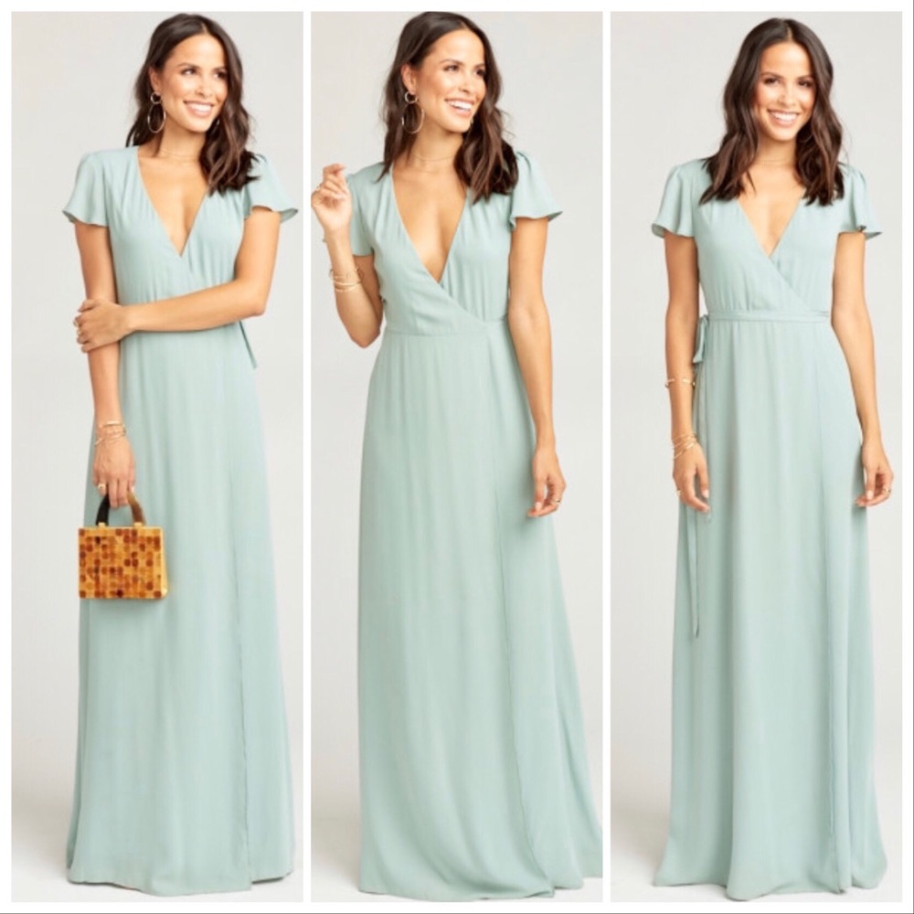 Show Me Your Mumu Bridesmaids Noelle Wrap Dress